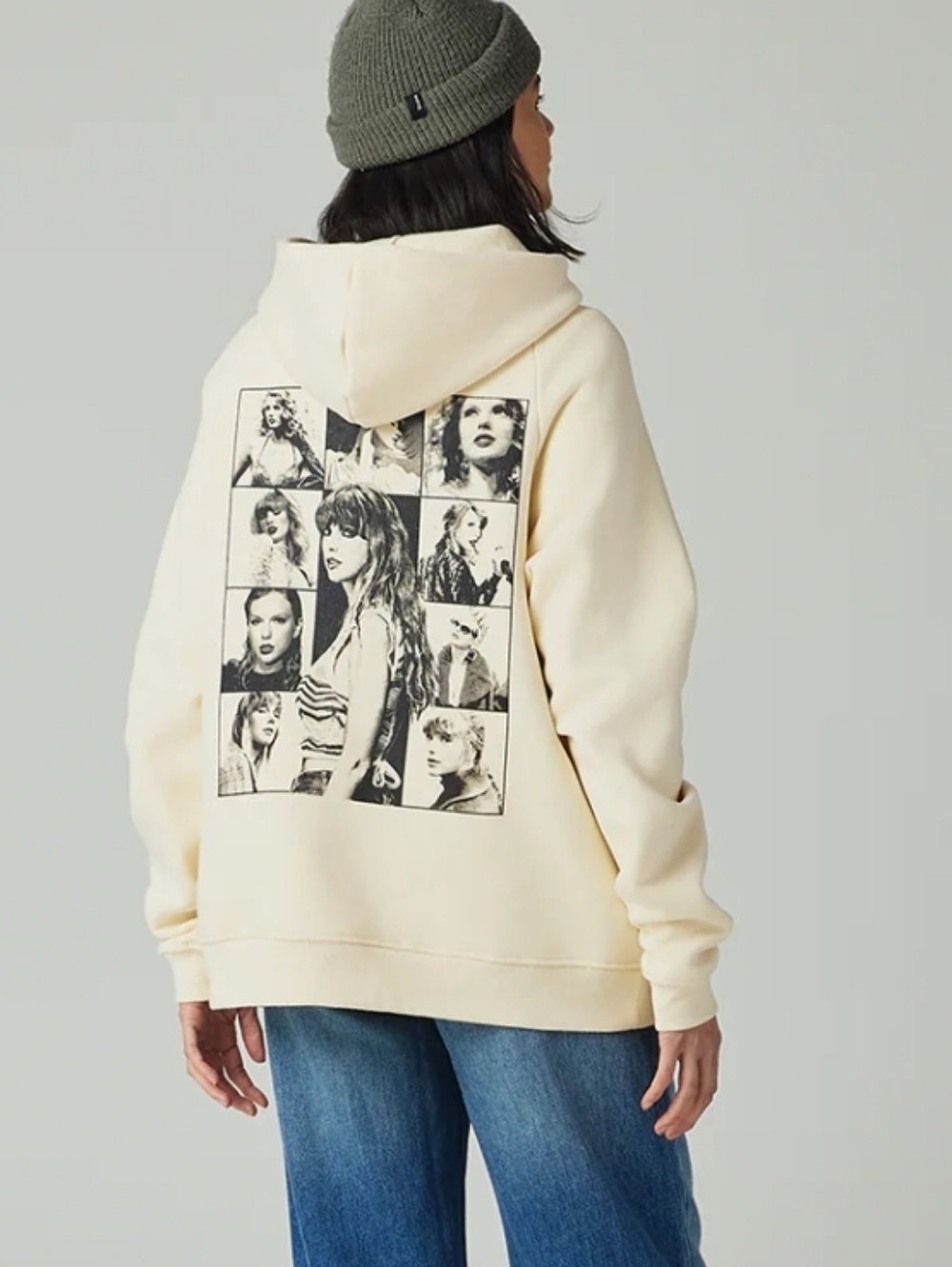 Taylor Swift | The Eras Tour I Beige Hoodie Size L - Picture 4 of 10